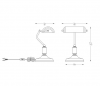 Lampka Biurkowa ROMA A2048-GR ZUMA LINE