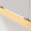 Minimalistyczna nowoczesna lampa wisząca LED listwa metalowa złota regulacja wysokości Step MAYTONI P010PL-L23G3K
