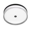 Nowoczesny Plafon Sufitowy okrągły LED Czarny Molino Italux PLF-64536-M-BK