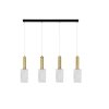 Nowoczesna Lampa Wisząca Glamour Szklany Klosz OROYA LE44338 LUCES EXCLUSIVAS