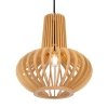 Lampa wisząca designerska rustykalna brązowa nad stół do jadalni do salonu ozdobna regulacja wysokości Roots MAYTONI MOD193PL-01W