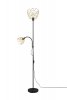 Czarno Złota  Dekoracyjna Lampa Podłogowa Druciana Stylu Loft HAVAL R40712080 RL