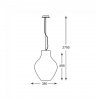P19066A-D38 BRESSO LAMPA WISZĄCA