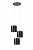 Designerska Czarna Lampa Wisząca Nowoczesna ALMELO 21434/13/30 LUCIDE