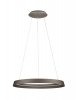 Nowoczesna lampa wisząca LED okrąg w kolorze brązowym BATALLAS LE44784 Luces Exclusivas