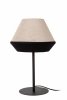 Lampa stołowa nocna lniany klosz owalny minimalistyczna klasyczna nowoczesna KALA 06524/01/73 LUCIDE