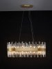 Kryształowa Lampa Wisząca Żyrandol Glamour w Kolorze Złotym LUCES ESCLUSIVAS CHOLULA LE42909