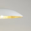 Nowoczesna Lampa Wisząca Biała Złota GONDOLA M 40637 SIGMA