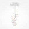 Lampa Wisząca Metalowa Szklane Kule BASIC MOD321PL-05G MAYTONI