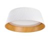 Nowoczesny biały plafon sufitowy FRILL LED karbowany klosz ST-DL6487-C-WH Step Into Design