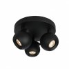 Czarna Lampa Sufitowa Plafon LAFIN SPL-45379-3R-BK ITALUX