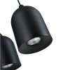 Prosta elegancka lampa wisząca metalowa loftowa minimalistyczna NILO LP-0110/2L BK LIGHT PRESTIGE