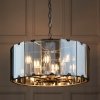 Szklana Lampa Wisząca Dymiony Klosz CLOONEY 61294 ENDON