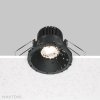 Lampa wbudowana wpuszczana w sufit LED aluminiowa czarna okrągła Zoom MAYTONI DL034-01-06W3K-B