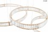 Kryształowa Złota Lampa Wisząca Glamour LIBERTY MSE1501100189 MOOSEE