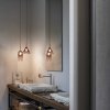 Lampa Wisząca Nowoczesna Minimalistyczna Czarny Szklany Klosz EMPIRE SP1 CILINDRO 309804 IDEAL LUX