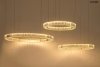 Kryształowa Złota Lampa Wisząca Glamour LIBERTY MSE1501100189 MOOSEE