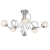 Nowoczesna Lampa Wisząca Chrom Deisgnerski Klosz Kula AURIA 76349 ENDON