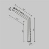 Ścieżka świetlna listwa LED do szynoprzewodu magnetycznego aluminium biały Basis MAYTONI TR102-24W3K-W