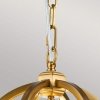 Nowoczesna Kulista lampa wisząca Corinne FE-CORINNE-3P-S-BB Oksydowany mosiądz z kryształkami do salonu, nad stół