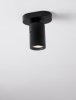 Nowoczesny plafon lampa sufitowa na wysięgniuku czarna regulowana tuba uniwersalna minimalistyczna aluminiowa LUNBIRA LE45658 Luces Exclusivas 