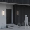 Eleganckie oświetlenie zewnętrzne na ścianę kinkiet LED aluminium 60cm Rounge MAYTONI O482WL-L16B3K