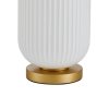Szklana Lampka Stołowa W Stylu Skandynawskim OLMETO TB-28798-1-GD-WH ITALUX
