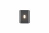 Minimalistyczny Antracytowy Kinkiet Ogrodowy LED SANTERNO 246660342 TRIO