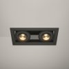 Czarna Oprawa Wpuszczana Downlight Metal Modern Maytoni DL093-02-10W3K-B