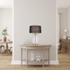 Szklana Lampka Stołowa Abażurowa AMUR LP-919/1T transparent LIGHT PRESTIGE