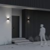 Nowoczesny kinkiet elewacyjny zewnętrzny LED minimalistyczny metalowy czarny podświetlający ścianę Fulton MAYTONI O572WL-L6B