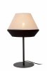 Lampa stołowa nocna lniany klosz owalny minimalistyczna klasyczna nowoczesna KALA 06524/01/73 LUCIDE