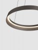 Nowoczesna lampa wisząca LED okrąg w kolorze brązowym BATALLAS LE44787 Luces Exclusivas