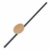 Nowoczesna lampa ścienna kinkiet LED listwa czarna z drewnianymi elementem minimalistyczna rustykalna JAVA II BLACK WOOD 1441 TK-Lighting