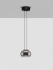 Szklana lampa wisząca przydymiony szary klosz HUARMEY LE44842 Luces Exlusivas