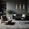 Designerska lampa wisząca w kolorze różowego złota nowoczesna art deco glamour AMBIENTE LED CCT LP-1510/1P GD Light Prestige