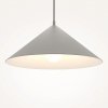 Nowoczesna Lampa Wisząca Basic Colors Maytoni MOD167PL-01GR Stożkowy Kształt Szara