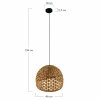 Lampa sufitowa Hiacynt wodny 46x46x34cm