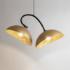 Lampa Wisząca Loft Złote Klosze SAPCE 40583 SIGMA
