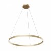 LAMPA WISZĄCA OKRĄGŁA ZŁOTA MAYTONI RIM MOD058PL-L42BS4K LAMPA ZŁOTE KOŁO LED