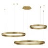 Złota Lampa Wisząca Okręgi JACA LE43503 LUCES EXCLUSIVAS