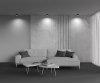 Lampa Sufitowa Tuba Czarno Złota LED MAYTONI VEGA C089CL-12W3K-BMG