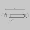 Ścieżka świetlna lampa szynowa LED nowoczesna aluminium biała Basis MAYTONI TR104-1-24W3K-W-DE