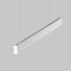 Minimalistyczna nowoczesna lampa wisząca LED listwa aluminiowa biała regulacja wysokości Basis MAYTONI P051PL-36W2.7-6K-W 