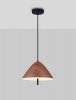 Designerska brązowa lampa wisząca LED nowoczesna CARAPARI LE44814 Luces Exclusivas