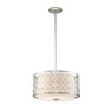 Designerska lampa wisząca Ziggy Elstead Lighting Lakierowane srebro 