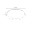 Plafon Sufiitowy Okrągły LED CCT Biały CALIFORNIA LP-2505/1C-40 WH LIGHT PRESTIGE