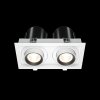Biała Nowoczesna Oprawa Wpuszczana Downlight HIDDEN Maytoni DL095-02-10W3K-W LED 20W