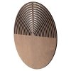 Dekoracyjny nowoczesny drewniany kinkiet ścienny okrągły w stylu boho LUNAR WOOD 11015 TK-Lighting