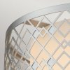 Designerski plafon Ziggy Elstead Lighting ZIGGY-F-M-LS Lakierowane srebro
